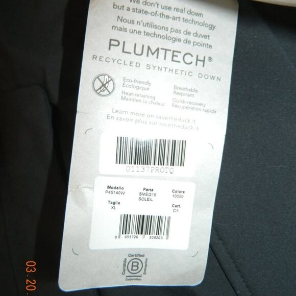 NWT WOMENS ARCTIC SAVE THE DUCK PLUMETECHCOAT..size 4/XL - Picture 2 of 3